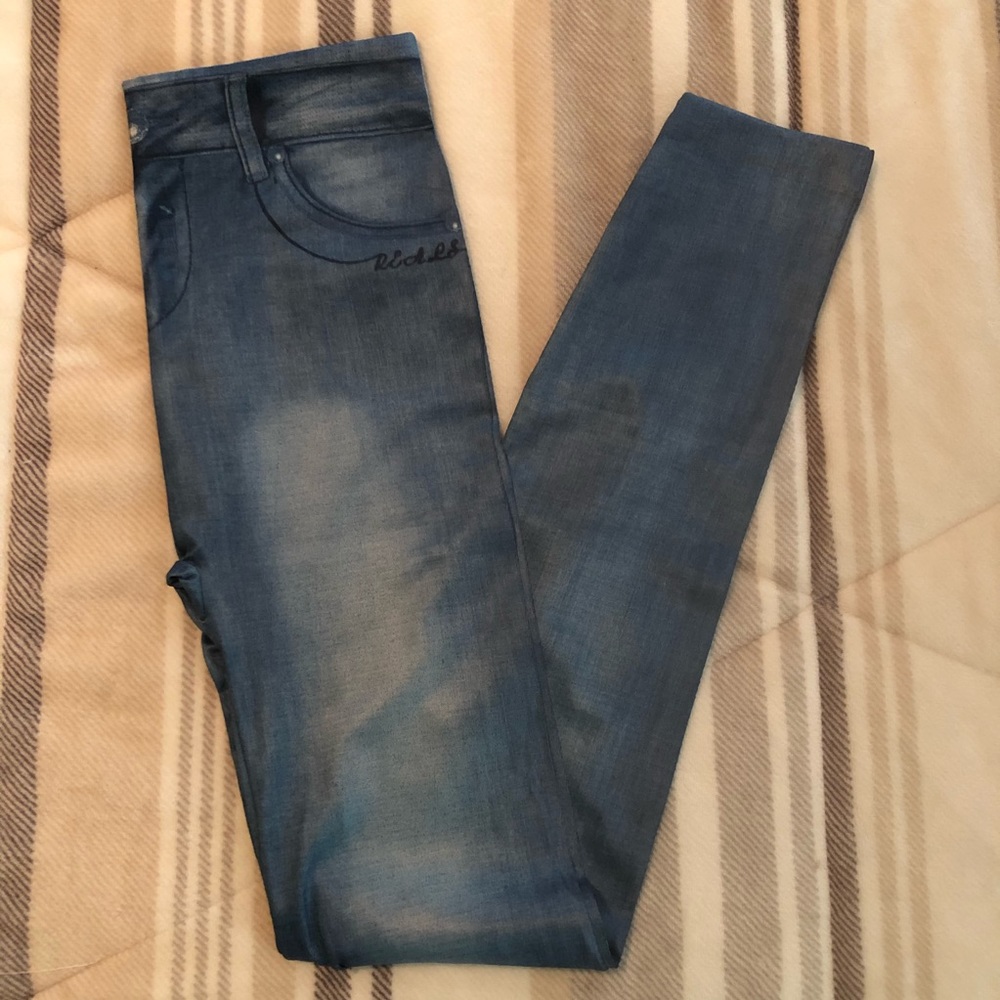 Jean print leggings